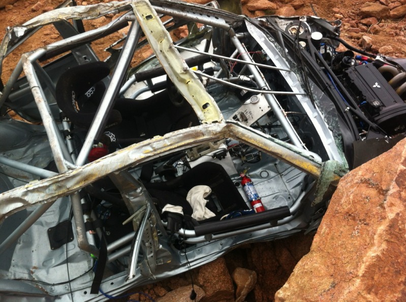 Click image for larger version. 

Name:	mitsu-evo-pikes-peak-crash-1.jpg 
Views:	302 
Size:	174.3  
ID:	62954